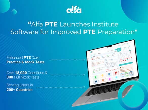 Alfa PTE Launches Institute Software for Improved PTE Preparation